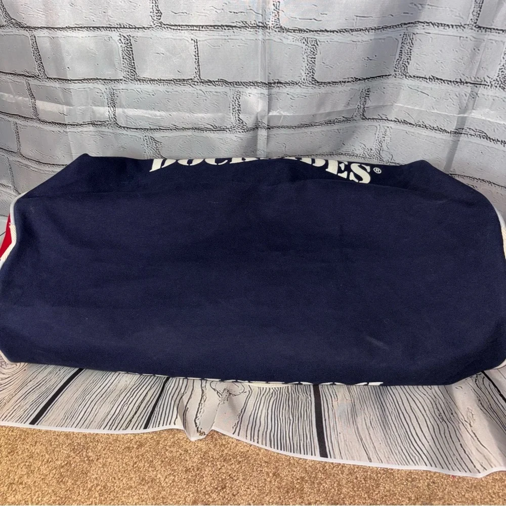 Vintage Sebago Docksides Canvas Duffle Bag US Sailing Official Yachting Shoe USA
